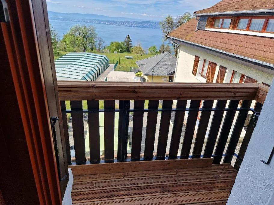 Vue Lac Leman & Piscine - Parking Free - Confort Appart 6 Pers Lugrin Ngoại thất bức ảnh