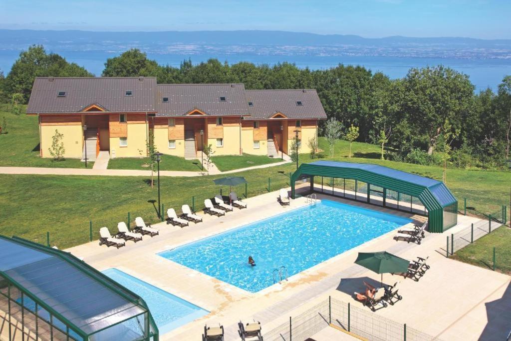 Vue Lac Leman & Piscine - Parking Free - Confort Appart 6 Pers Lugrin Ngoại thất bức ảnh