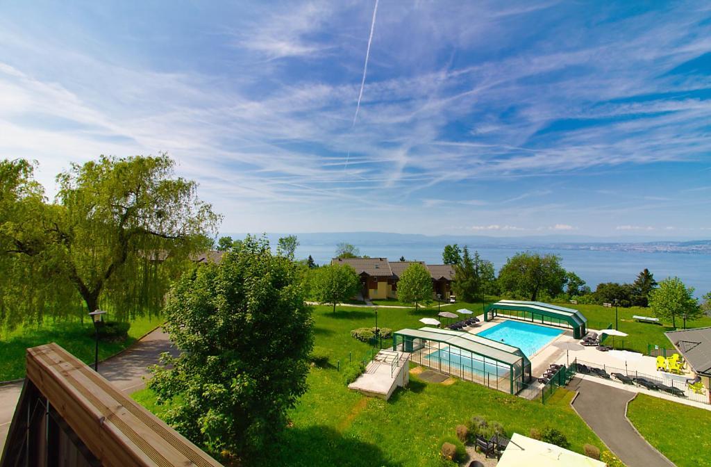 Vue Lac Leman & Piscine - Parking Free - Confort Appart 6 Pers Lugrin Ngoại thất bức ảnh